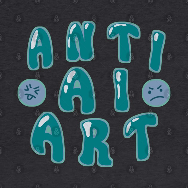 Anti AI Art by Sketchyleigh